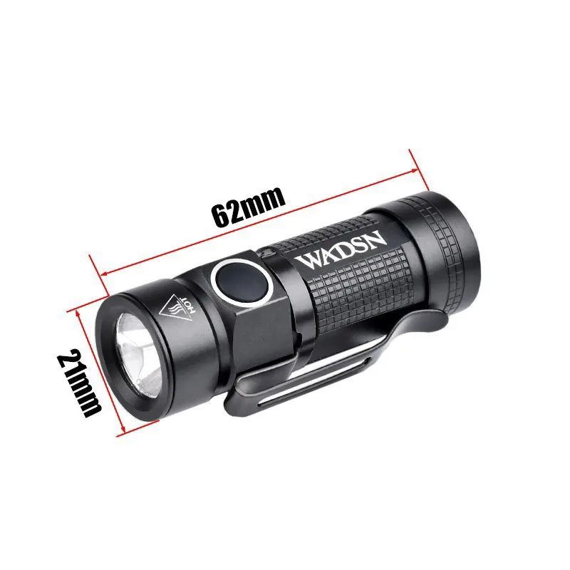 WADSN Helmet Light FAST arma Flashlight Strobe Telescopic Zoom Survival Safety Lamp With Hat Clamp Holder  Hunting softair