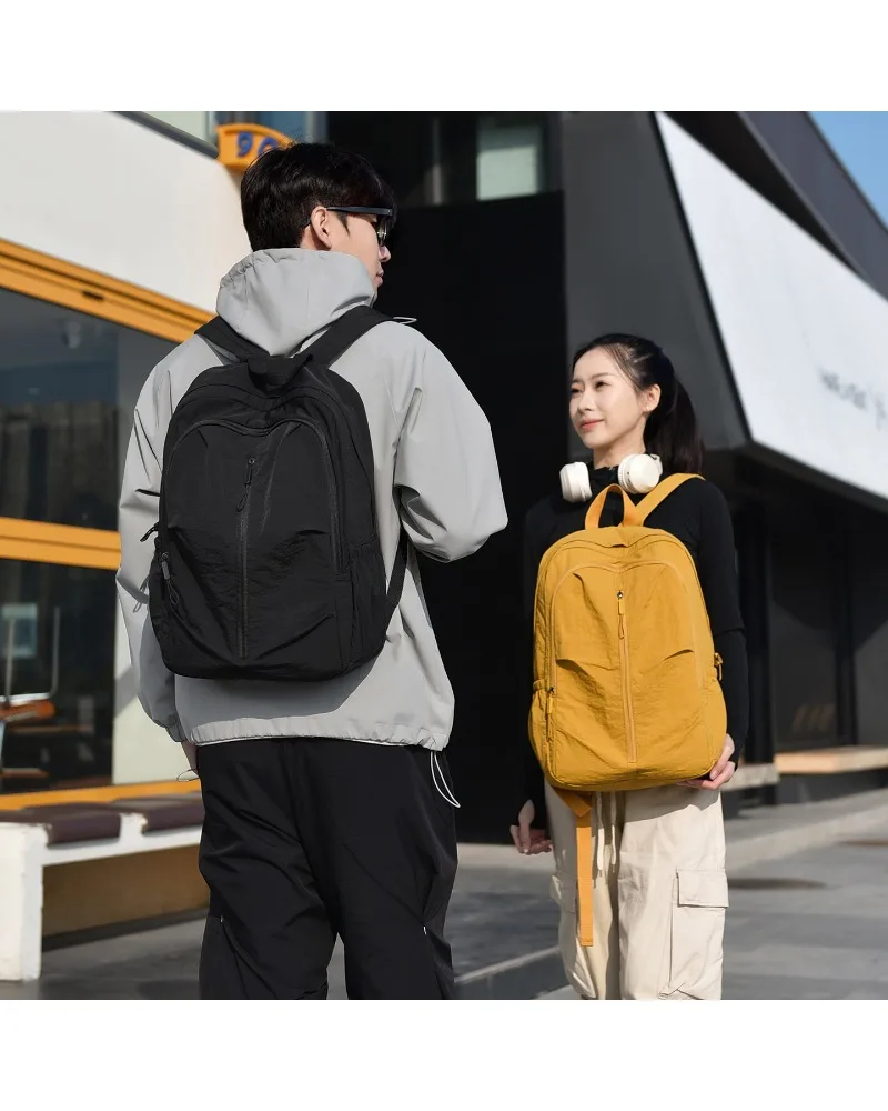 

Large-capacity travel light business folding travel bag Junior high school student schoolbag male light luxury backpack female
