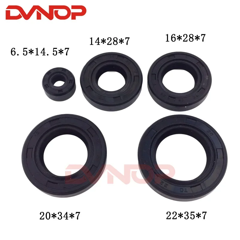 motorcycle CG125 XF125 ZJ125 full complete engine oil seal rubber gear shaft seal for Honda 125cc CG ZJ XF 125 oil seal