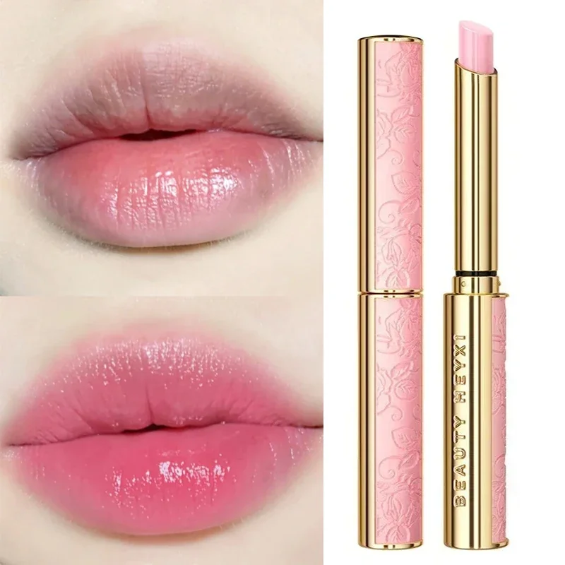 Waterproof Color-Changing Lipstick Honey Peach Temperature Change Color Lipgloss Lasting Moisturize Lipstick Lip Makeup Cosmetic