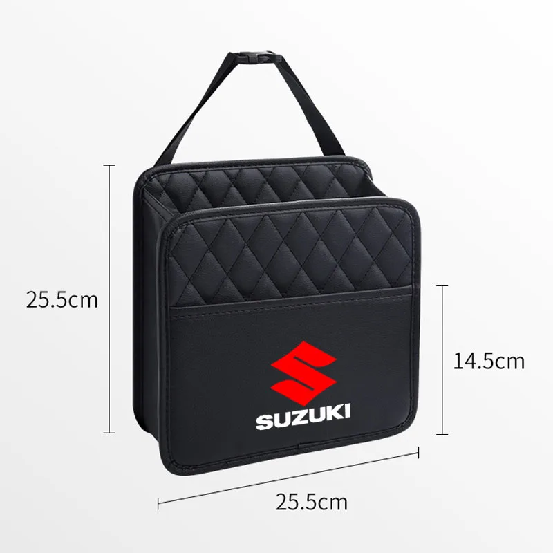 Car Seats Storage Bag Tissue Water Cup Pockets Stowing Tidying for Suzuki Grand Vitara ALTO Ciaz IGNIS Jimny Jeemny Accessorie