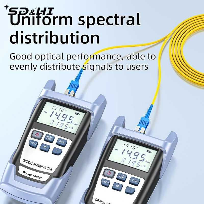 1 bis 2 Splitter SC FC UPC 1X2 PLC Fiber Optical Splitter SC/UPC PCL Taper Typ Splitter Computer Kabel Kabel Ärmeln
