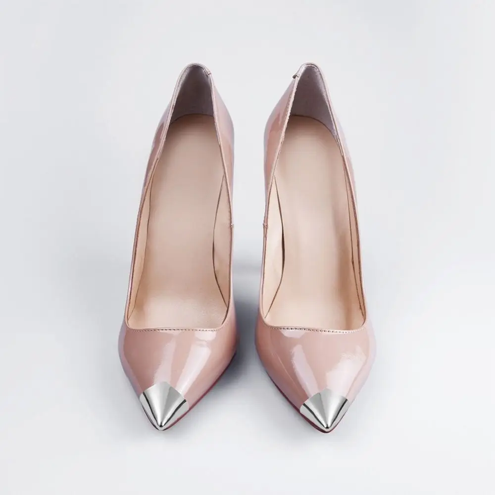Metal High Heels Tip Cap High Quality Women Shoe Pointed Protector Colored Anti Wear Shoe Clips Elegant Shoe Repair Accessories image 5