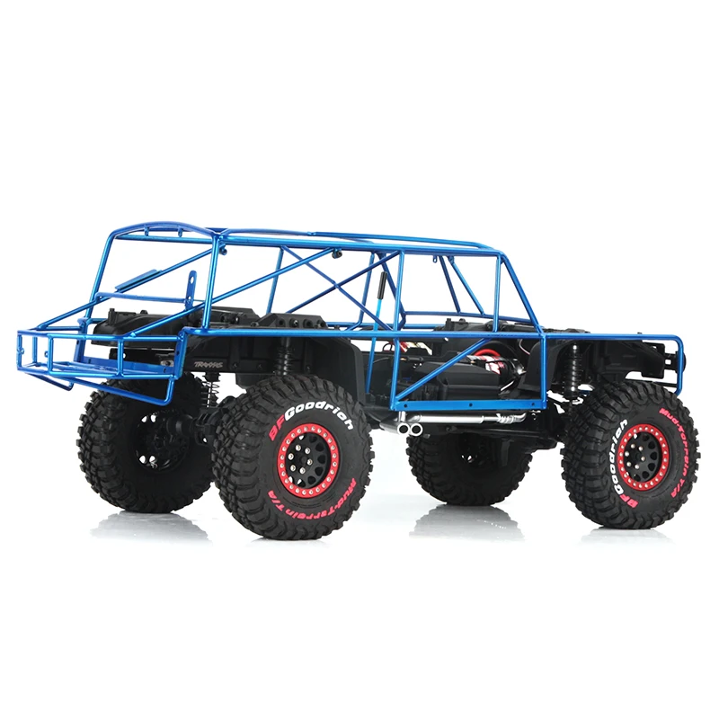 1pcs Metal Pipe Rack Spare Tire Rack for 1/10 RC Crawler Car Traxxas TRX4 BRONCO Baja1000 Accessories