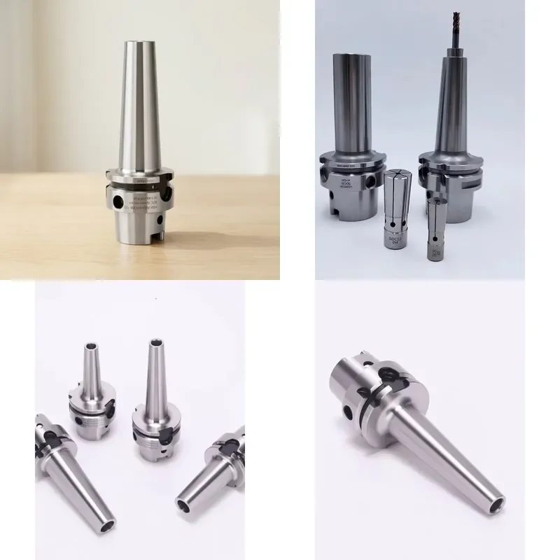 AP01 For HSK63 HSK Tool Holder ER Collet Pull Stud Tool Holder Smooth Cutting Stable Performance Long Service Life