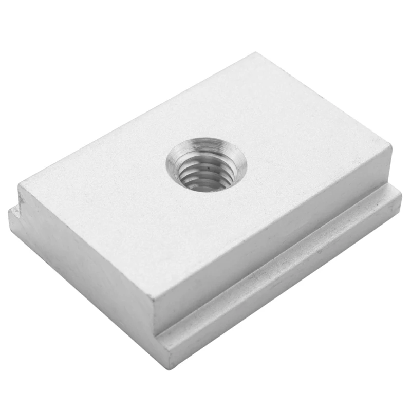 アルミ合金Tトラックスライダー、スライディングナット、Tスロットナット、木工工具、ジグネジ、ファスナースロット、10個