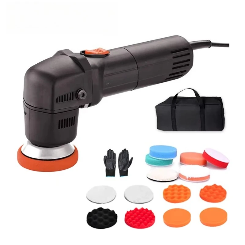 Minimized Vibration and Smoother Car Polisher 1700-4800RPM and 800W Power Dual Action Random Orbital Car Polishing Machine