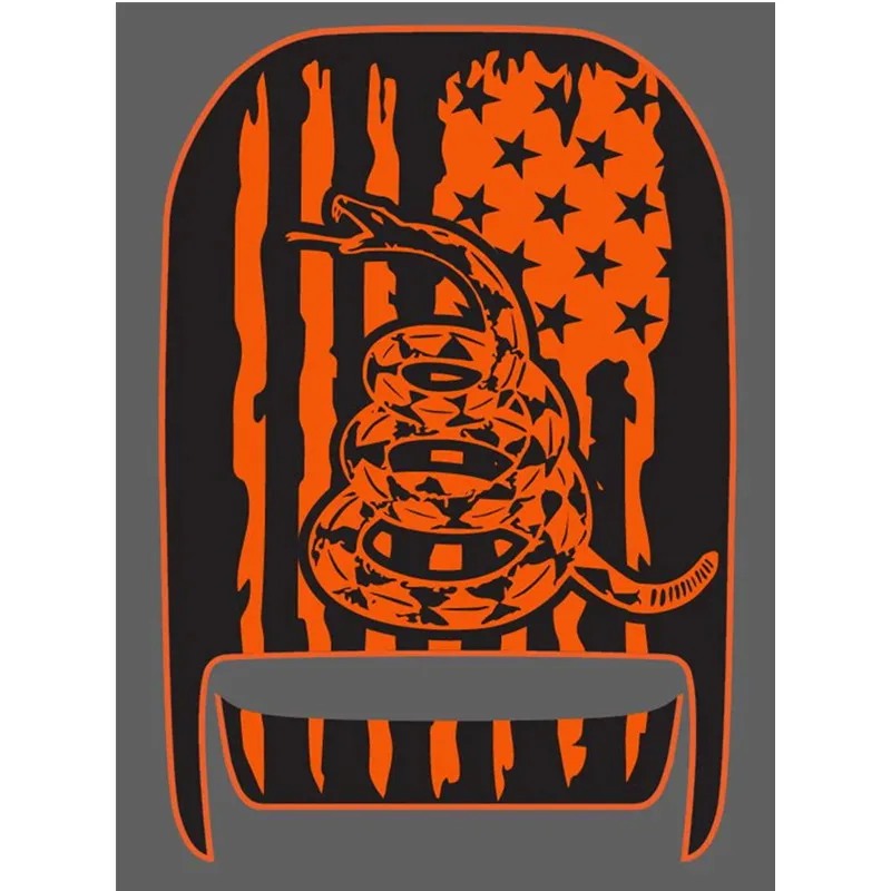 

FOR Jeep Wrangler Gladiator JL 392 Car Stickers Hood Customized national flag sports fashion Vinyl decals