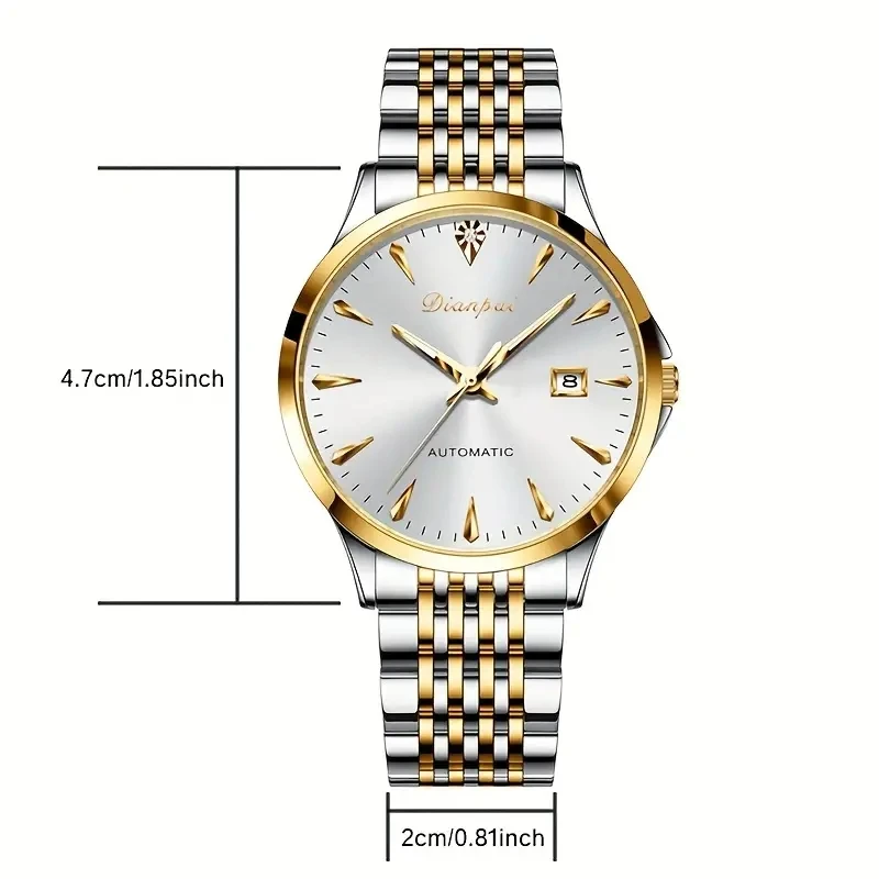 Swiss Quality Automatic Mechanical Watch Men\'s Thin Style Famous Watch Premium Business Luminous Waterproof Men\'s Gift Wrist Wat