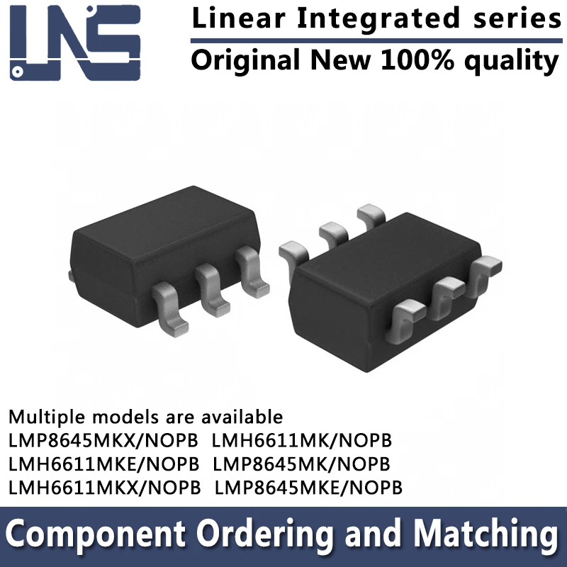 1PCS LMH6611MK/NOPB LMP8645MK/NOPB LMP8645MKE/NOPB LMP8645MKX/NOPB LMH6611MKE/NOPB LMH6611MKX/NOPB TSOT-23-6 Linear amplifier