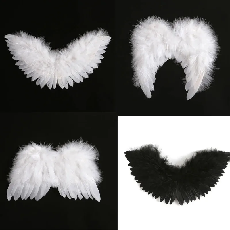 

Мини-перья Крыло Ангела Черное Крыло Висячие Орнамент Реквизит Для Фото Выступление Шоу DIY Хэллоуин Свадьба