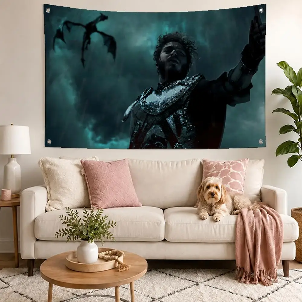 Cool Singer Post Malone Flags Concert Print Wall Hanging Art Banner, Indoor Outdoor Bedroom Home Decor Backdrop, Perfect Gift