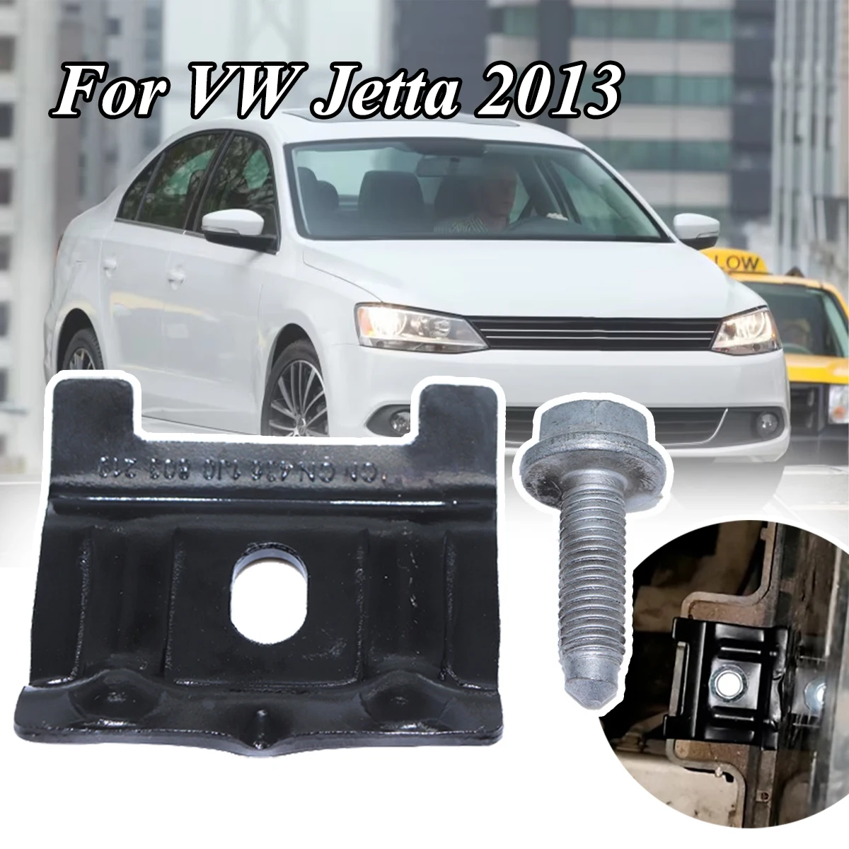 

Clamping Strip Kit For VW Jetta 2013 Syncro 16 1K AV AY Golf Passat Car Frame Hold Down Steel Bolt Bracket Fastener Replacement