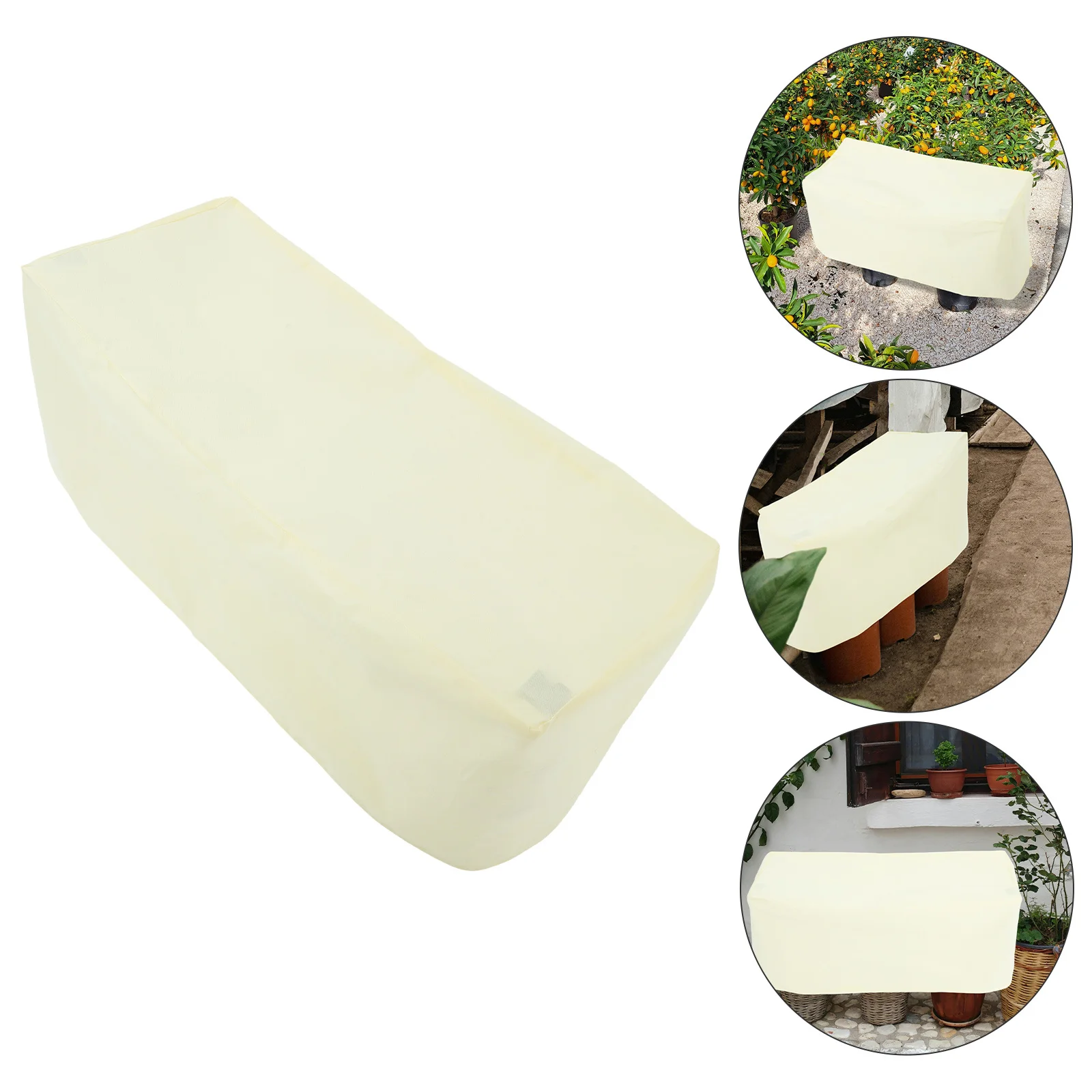 

Rectangular Plant Winter Cover Protection Frost Resistant Nonwoven Fabric Insulation for Outdoor Garden Boxes Cold Weather