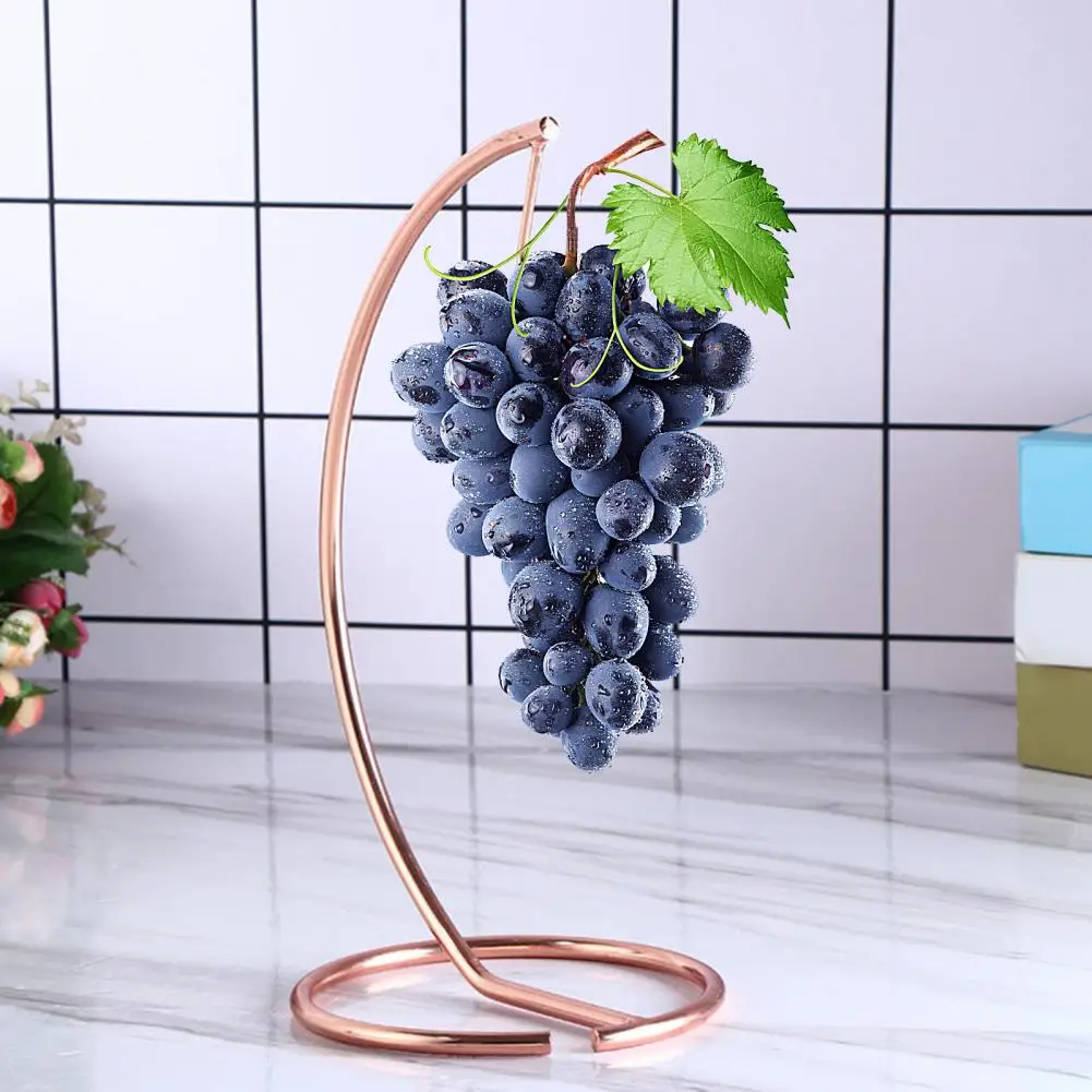 Home Banana Stand Stainless No Deformation Polished Decoration Kitchen Living Room Grape Fruits Hanger Household Stuffs