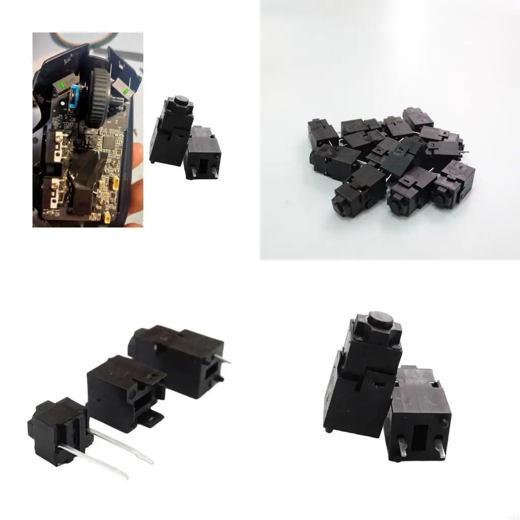 C90F 14.5mm 2PIN 마우스 마이크로 스크롤 스크롤 휠 중간 버튼 Basilisk X Hyperspeed 게임 마우스 2 세트에 대한 높은 내구성