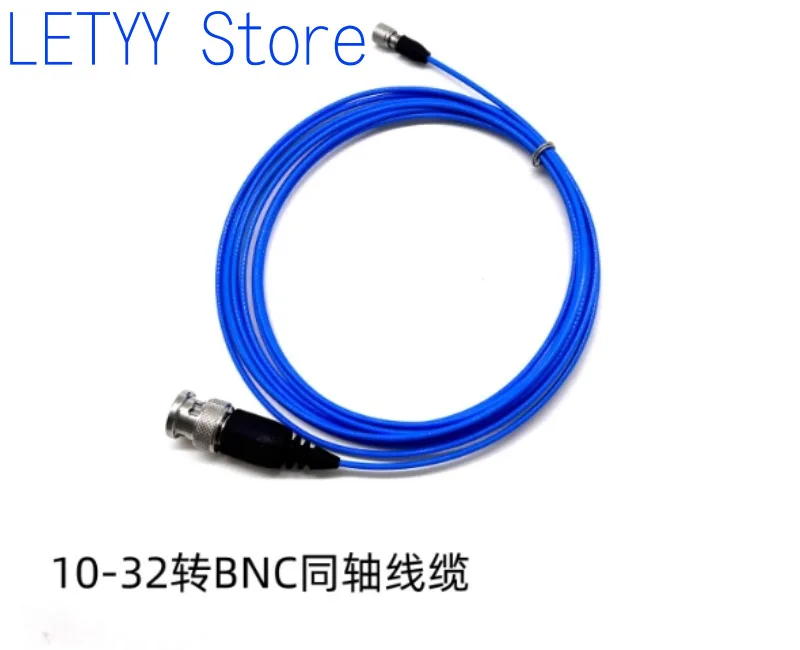 10-32 Turns BNC Coaxial Cable IEPE Sensor Connection Cable, High-temperature Vibration Acceleration Test Cable
