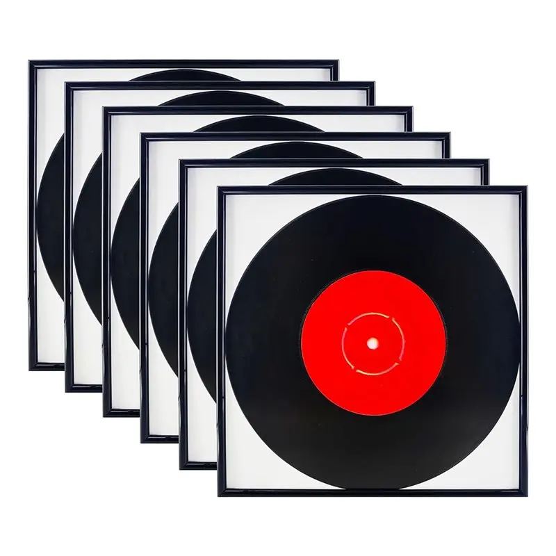 Y50A-Display Music Record Album Frame 4-Pack, 12.5