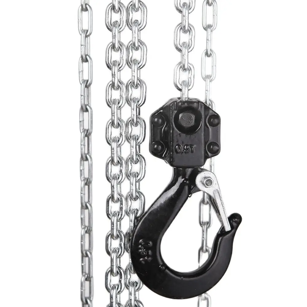 Imagem -04 - Mini Mão Chain Hoist Hook Mount Alavanca Manual Portátil Bloco de Elevação Elevador Certificado ce 025 Tonelada Capacidade 05 Tonelada 3m