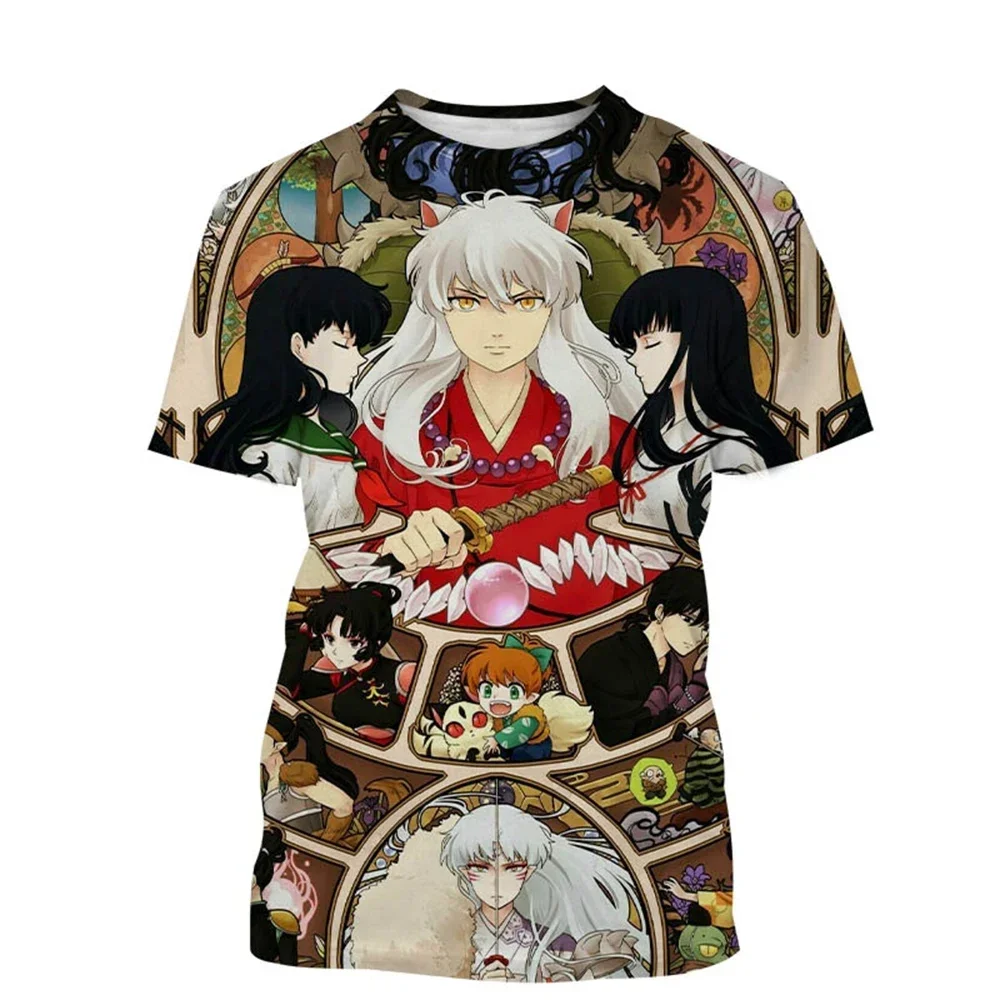 The Latest Style Anime Dog Night Eagle 3D Printed T-shirts for Men and Women, Harajuku Style Hip-hop Street Cool T-shirts