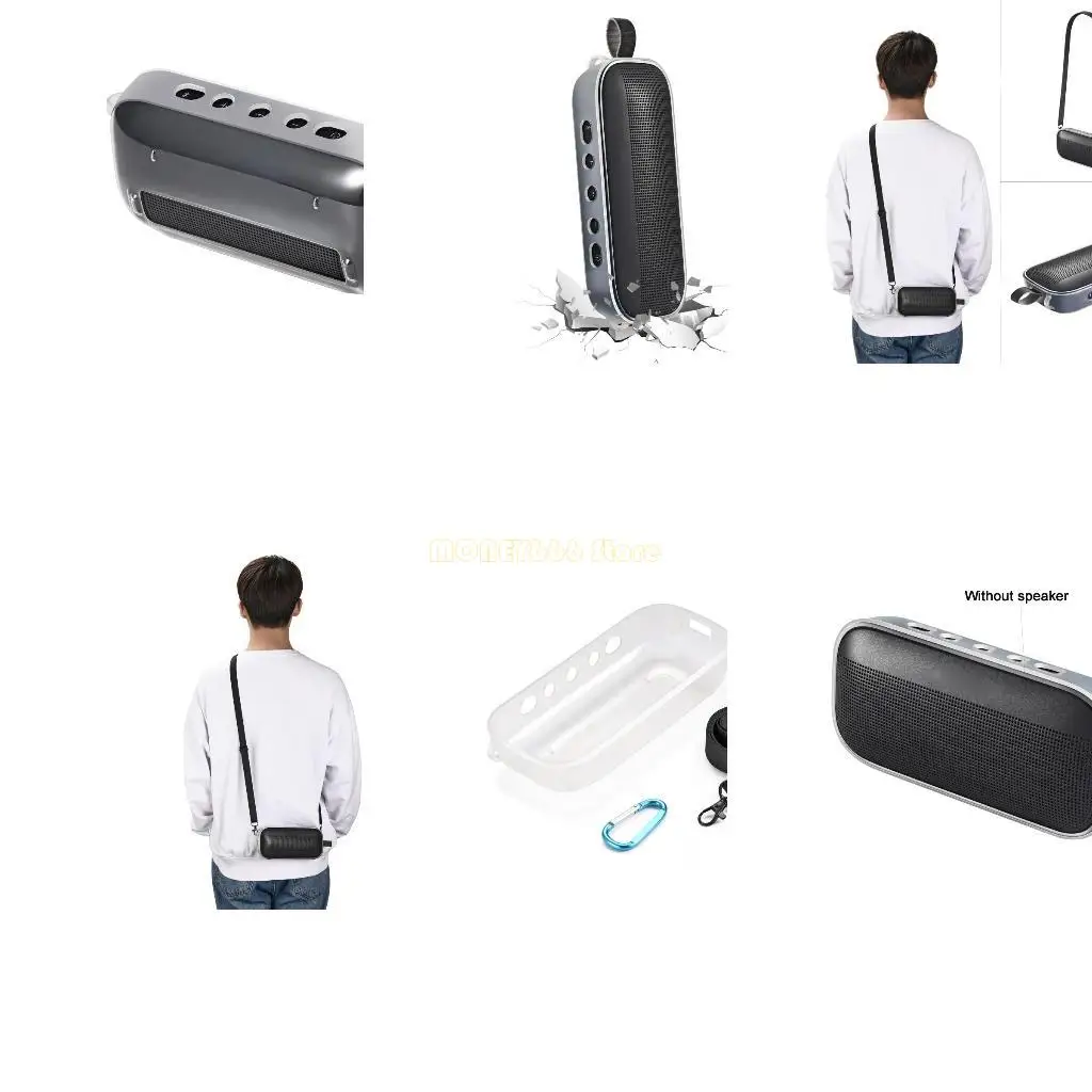 TPU à prova poeira F62C para capa à prova choque casos para case forbose link som flexível Speake