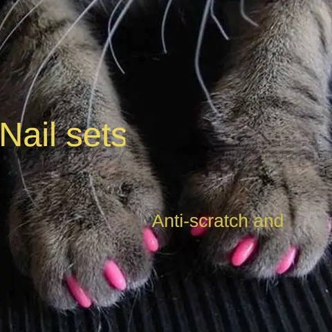 Pet Nail Cover Anti Scratch Cover Suitable For Dogs Cats Nail Covers Cat Dog Paw Covers Anti Cat Scratch Cat Accessories