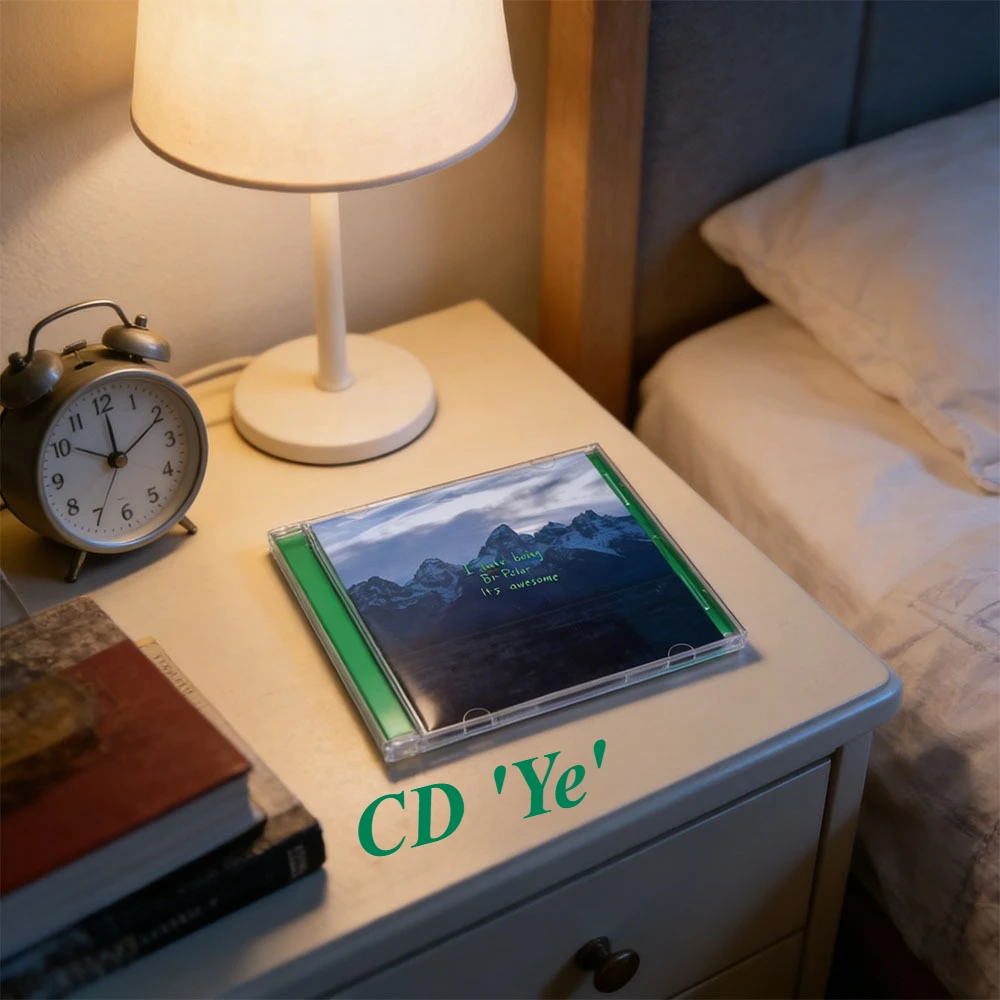 CD 'Ye' is the eighth studio album by American rapper Kanye West, released on June 1, 2018 (GOOD Music / Def Jam Recordings).