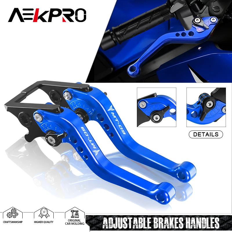 

For MT-07 FZ-07 MT-09 FJ-09 TRACER Motorcycle Brakes Handlebar Levers Adjustable Short Brake Clutch Levers Handle mt-07 mt-09