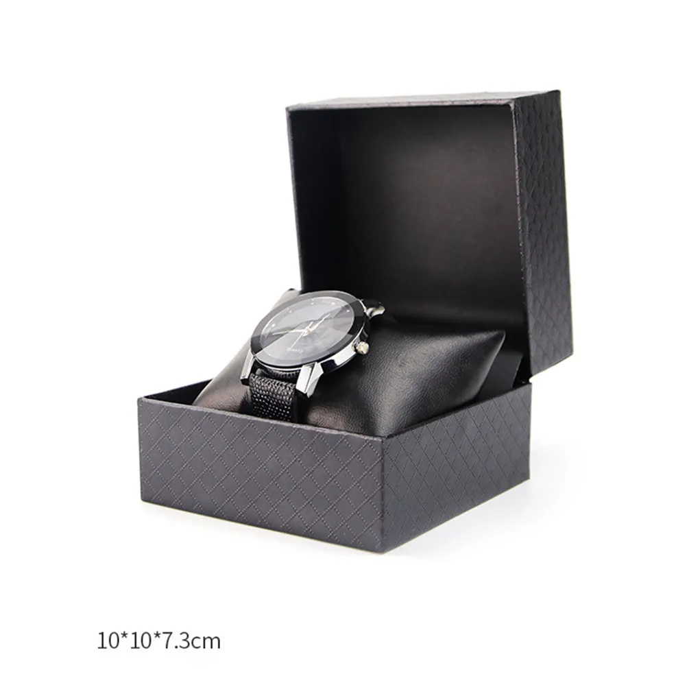 

Набор из 2 элегантных коробок для хранения часов со съемной подушечкой для безопасного хранения и организации, органайзер для ювелирных изделий и браслетов, специальное предложение