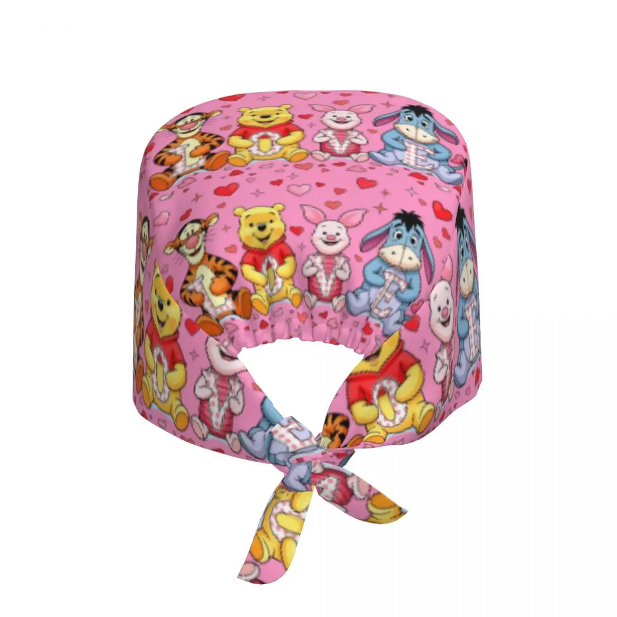 Valentine's Day Winnie The Pooh And Friends Love Cleaning Working Cap Cool Tigger Piglet Eeyore Scrub Cap Surgicals Hat Nurse