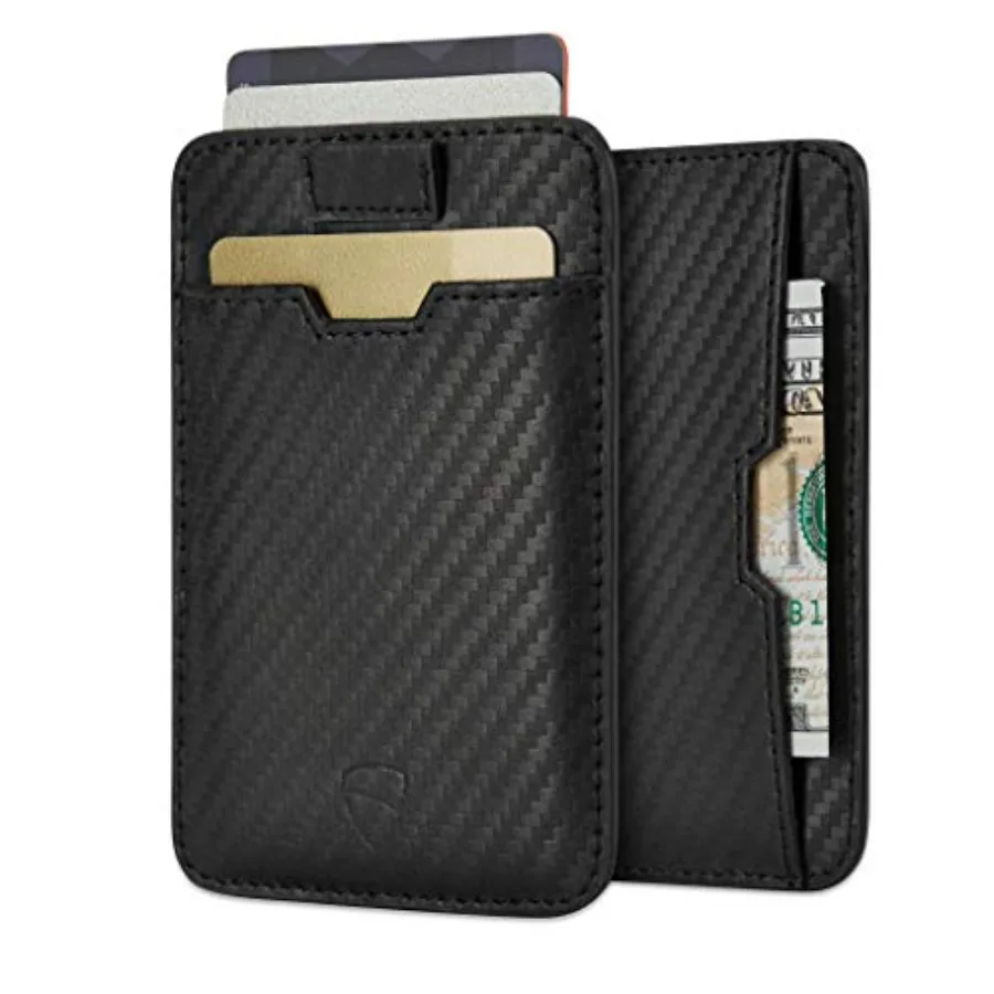 

CHELSEA Mens RFID Blocking Slim Leather Card Wallet - Minimalist Front Pocket Cardholder