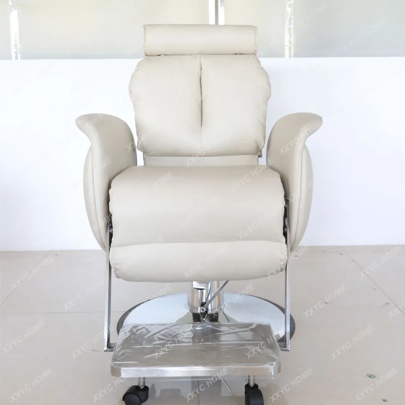 Internet celebrity barbershop hairdressing chair, hair salon special electric folding barber chair, hair care beauty salon chair