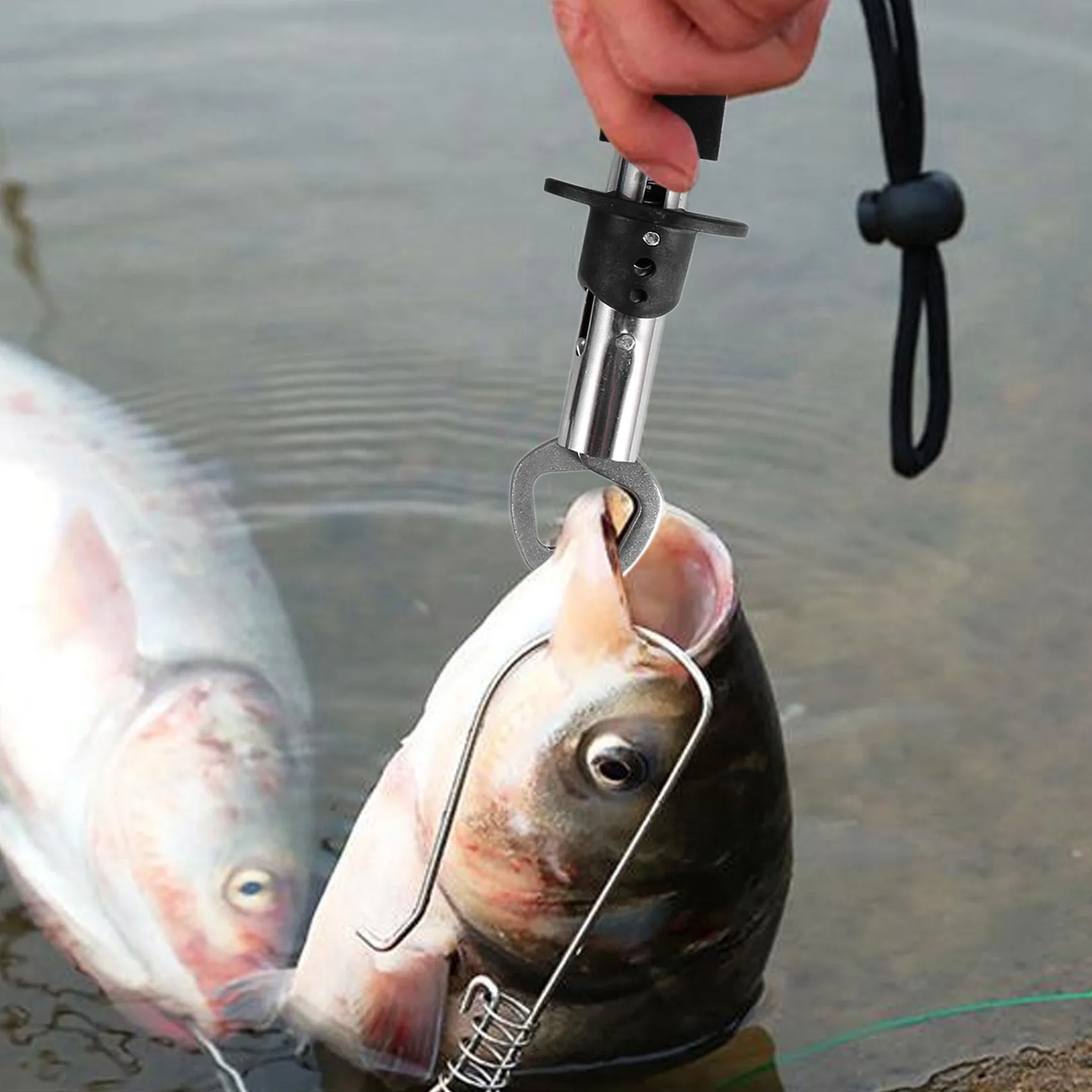 M09K Fish Hook Remover Tools,Handheld Digital Fish Scale Squeeze-Out Fish Gripper Fishing Combo Kit Fish Tackle Accessories