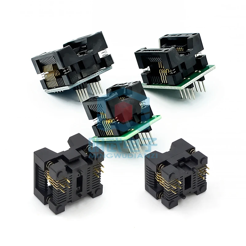 Conversion de siège de test IC plaqué or, siège brûlant, SOP8, SOP16 à DIP8, SA602, 150 mil, 200mil