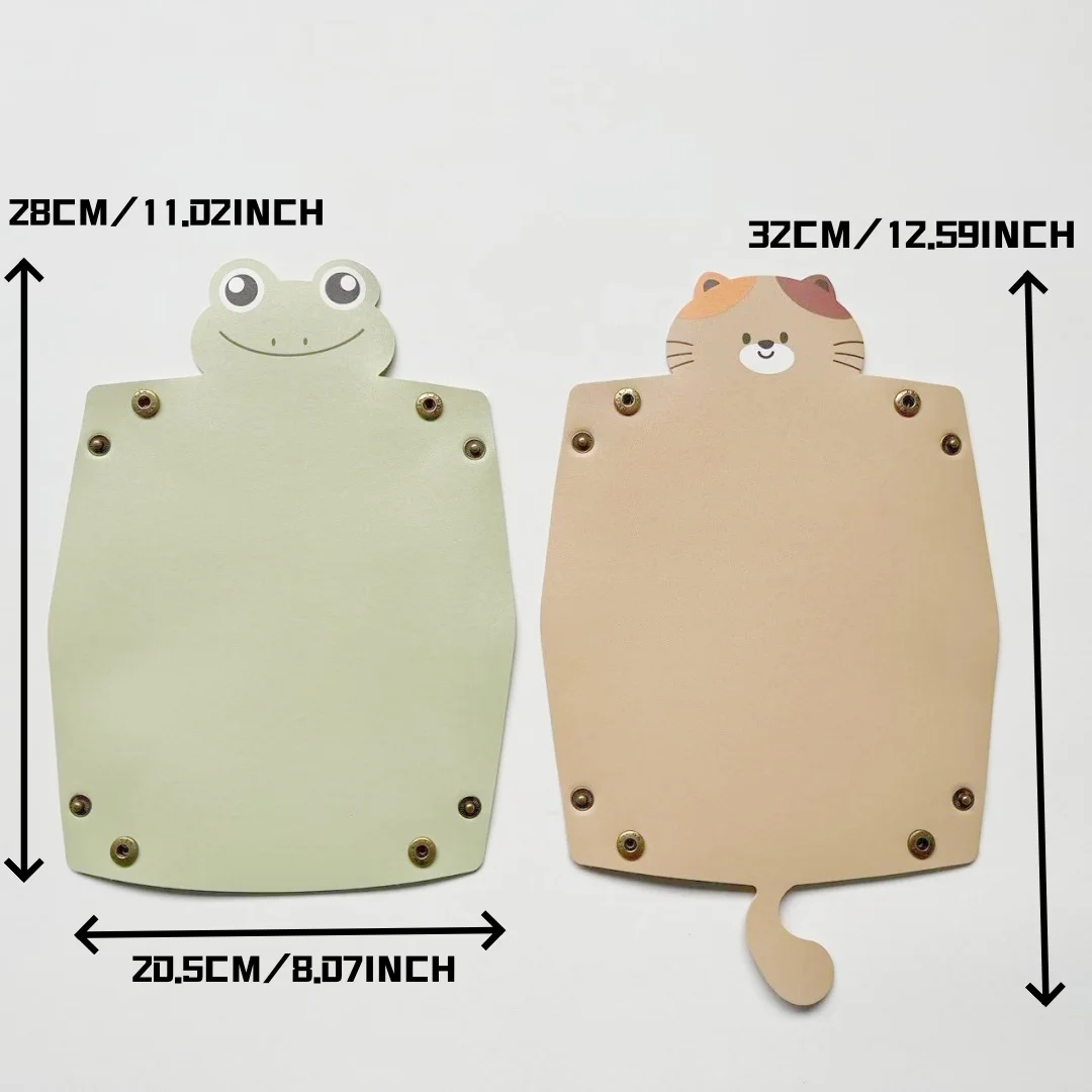 1PC Cute Vintage Cat Shape Folding Leather Storage Tray Desktop Cosmetic Stuffs Key Jewelry Organizer Pu Home Room Entrance Deco