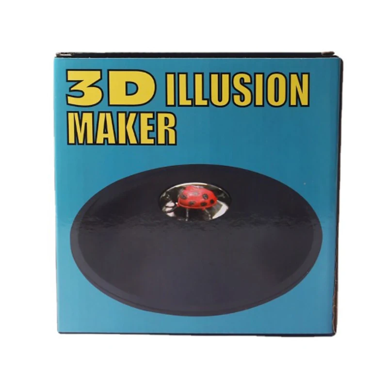 3D Magic Mirror Illusion Creator Mirage Black Hologram Maker Parabolic Reflector for Children Education Science Fun Play Toys