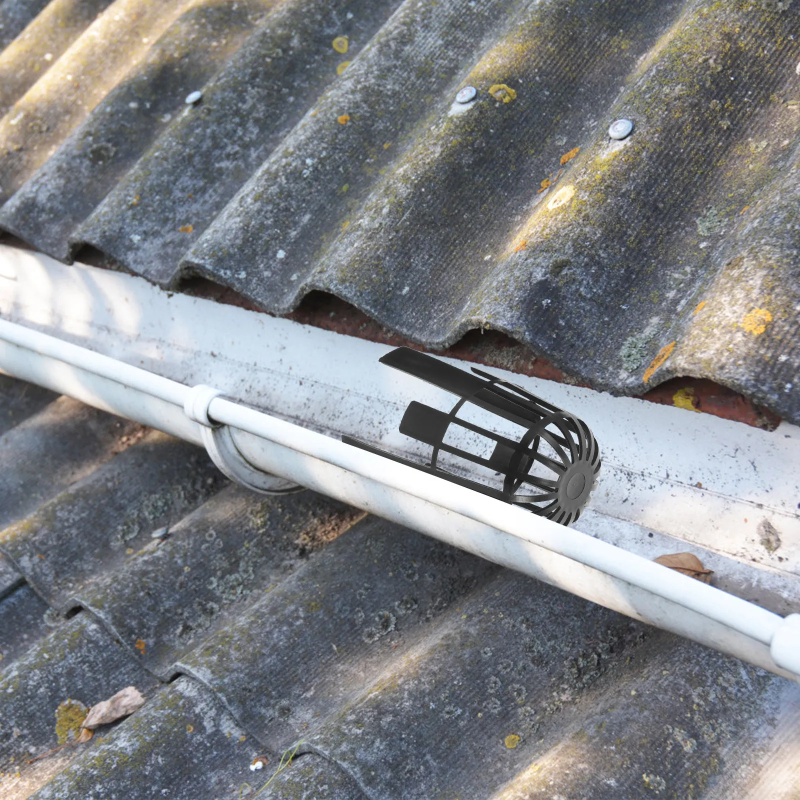 Gutter Downspout Guards Universal Mesh Gutter Screens For Roof Drainage Protection Leaf Debris Blocker Efficient Water