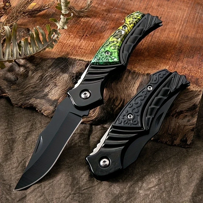 2024 new Portable Outdoor Folding Pocket Knife - Sharp Survival Knife for Camping, Hiking, Hunting, and Emergency Situations