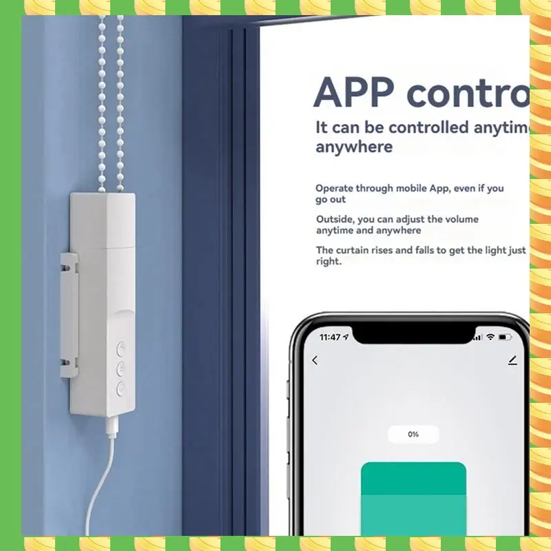 

AB53 Matter Wi-Fi Smart Roller Shade Driver Smart Curtain Companion Автоматический подъемный двигатель с шариками Двигатель рольставней