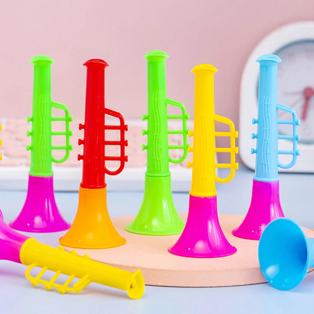 20 Pcs Trumpet Mini Speaker Pupils Toddler Children’s Toys Kids Musical Instruments 1000X400X400CM Plastic Lovely