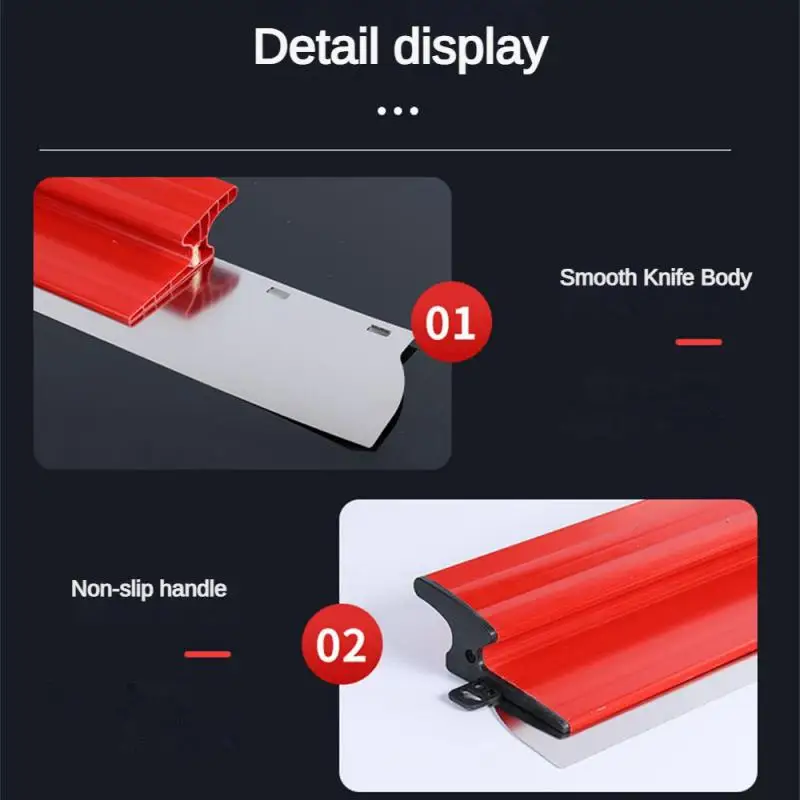 60cm Drywall Smooth Trowel Brush Wall Flexible Blade Spray Paint Finishing Putty Building Tools Wall Material Tools