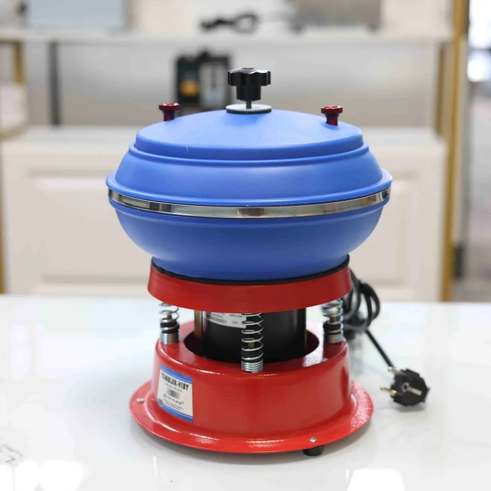 Tumbler Vibrating Polishing Machine 3kg Capacity for Metal Jewelry Vibratory Polisher Grinder Tools