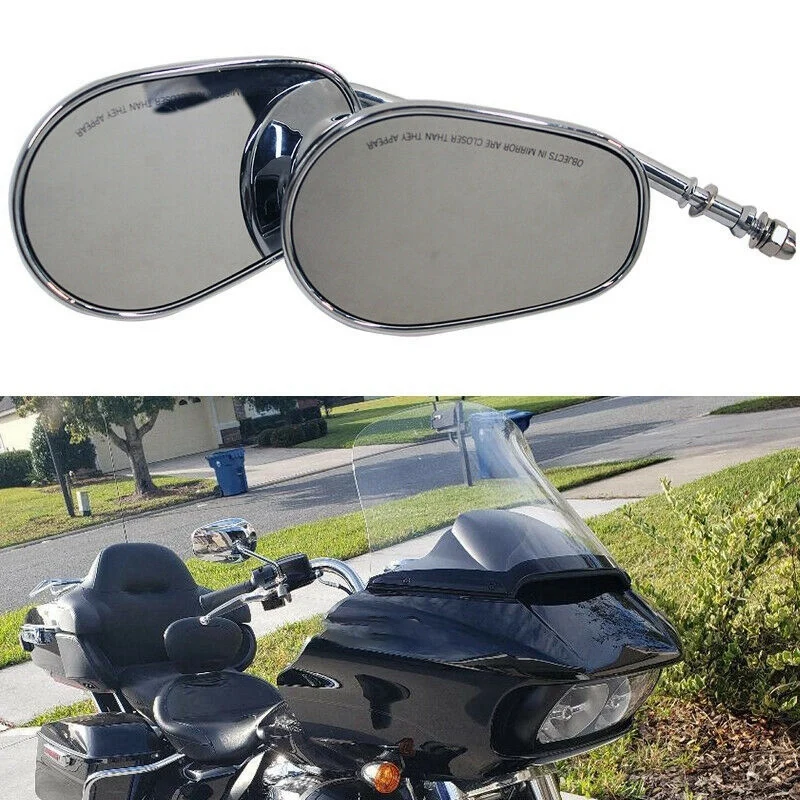 

Motorcycle Side Mirror 8MM Reversing Mirror For Road King Touring XL1200L XL883 XL883L Sportster Softail