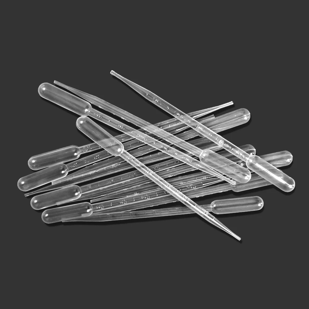 

100Pcs/bag 5ml Lab Plastic Pasteur Pipette Disposable Clear Dropper Disposable Safe Eye Dropper Transfer Dropper