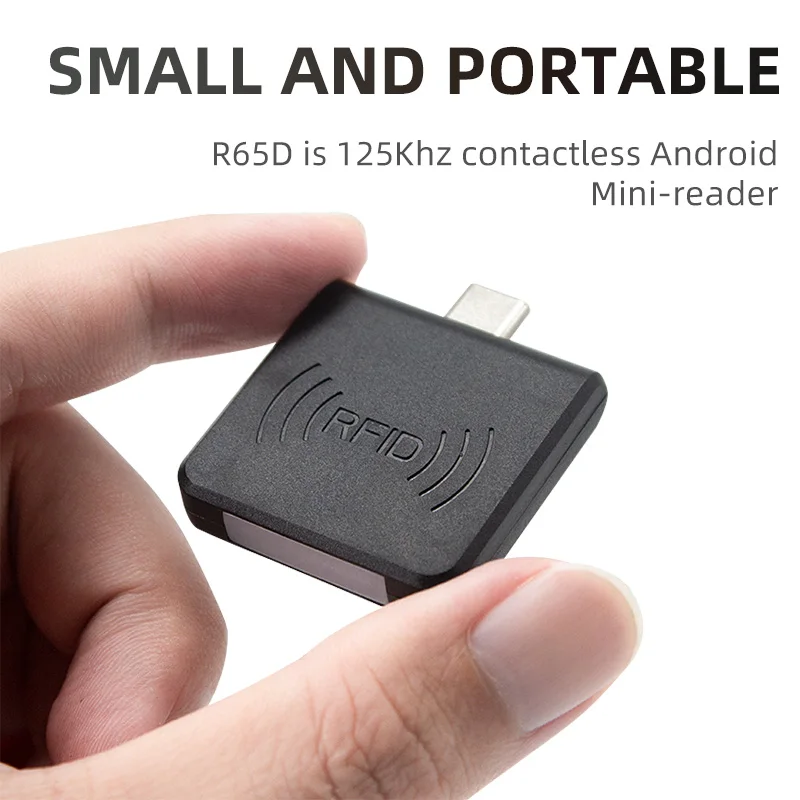 Portable 125kHz Animal RFID Reader Pet Cat Dog Microchip Scanner FDX-B/A  Glass Chip USB/Bluetooth Tag Reader with Tags