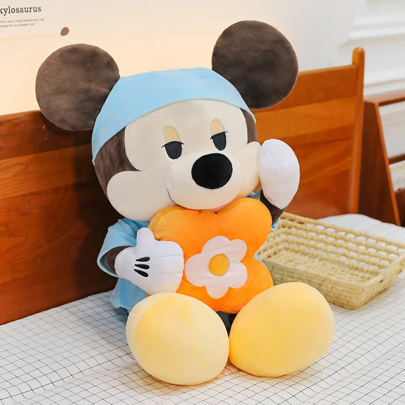 Disney nouveau Kawaii Minnie peluche Mickey peluche poupée chérie petit déjeuner série mignon enfants anniversaire cadeau de noël pour les enfants