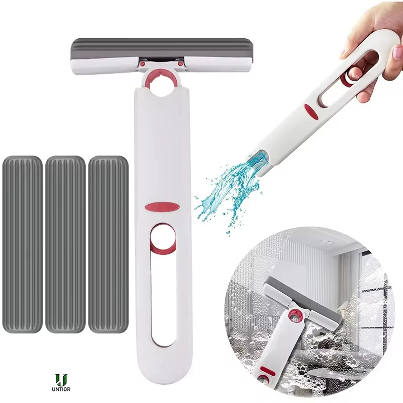 Portable Mini Mop Foldable Household Cleaning Mop Hands-free Washing for Cleaning Floor Office Window Car Cleaning Tools