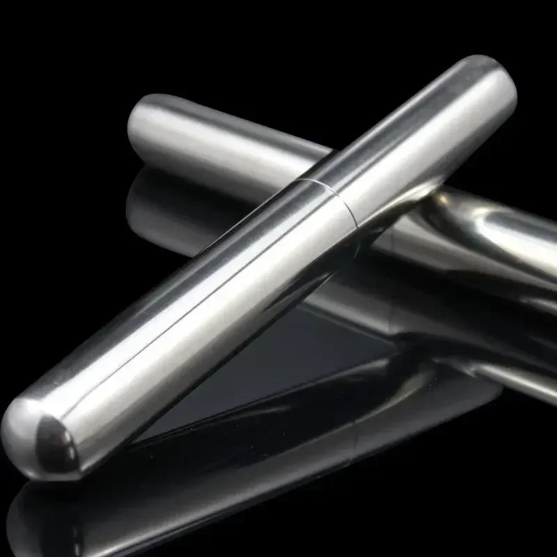 Stainless Steel Cigar tube Cigar Holder Tube Stainless Steel Holder Case Cigarettes Smoke high quality hot sale