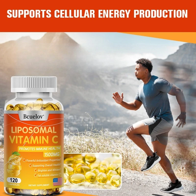 كبسولات فيتامين C بالليبوسومال - مضادات الأكسدة القوية، تعزز إنتاج الكولاجين، وتوهج البشرة، ويدعم صحة القلب والمناعة #5