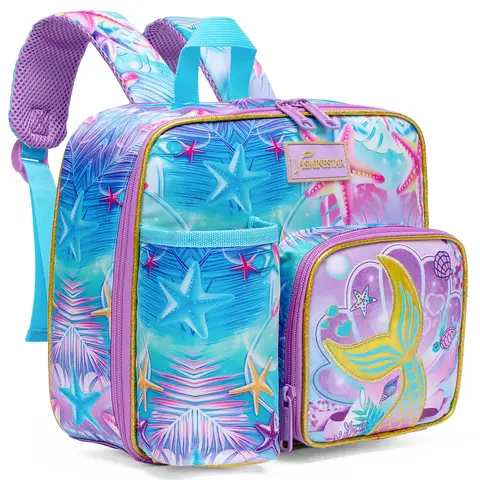 Sac à lunch avec bouteille d'eau pour enfants, sac à lunch pour enfants, école primaire, logique scolaire, meilleur cadeau pour les enfants, 1PC